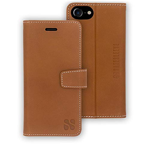 Anti Radiation RFID iPhone Case: iPhone 6, iPhone 7 and iPhone 8 iPhone X ELF & RF Blocking Identity Theft Protection Wallet (Leather): Cell Phones & Accessories